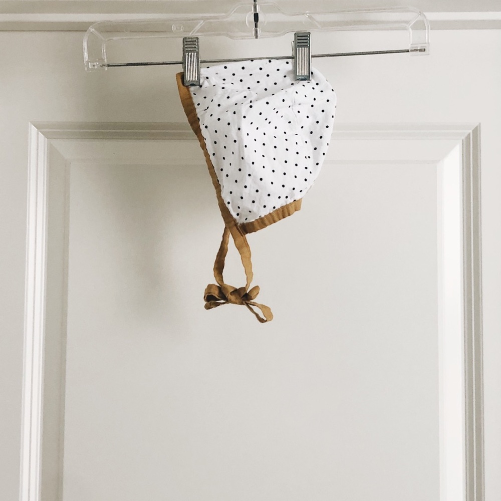Stella + Weber Polka Dot Bonnet